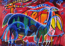 Tournaire-Red and Yellow Gazelle
