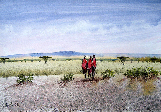 Wasike - Three Maasai Moran
