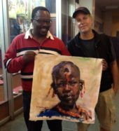 With Patrick Kinuthia