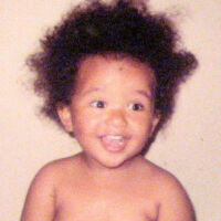 Original image of a beautiful child