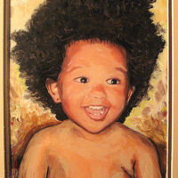 Captured in a custom portrait. He can make one for you!