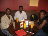 With artists Ndichu Njuguna, Joseph Thiongo and my wife, Liz