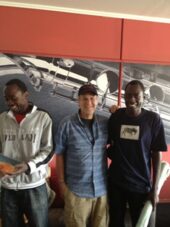 With artists Robert Aswani and Zack