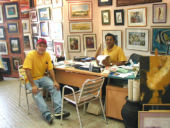 With my good friend Zahir and ARTZ Gallery in Nairobi