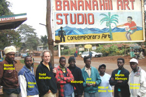 With the Banana Hill artists - I tried ot label who they are here