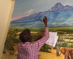 Adding details to the mountain